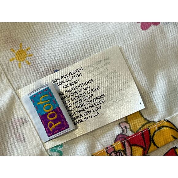 Vintage Winnie The POOH & Piglet Window Valance Pooh 80" x 9" - Picture 4 of 4